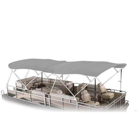 Eevelle Summerset Premium Bimini Top Kit w/ Hardware and Frame - Height 54in SS-544B96DBL-SLR
